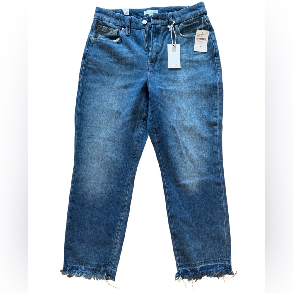 Good American Cropped Blue Jeans - Size 4/27